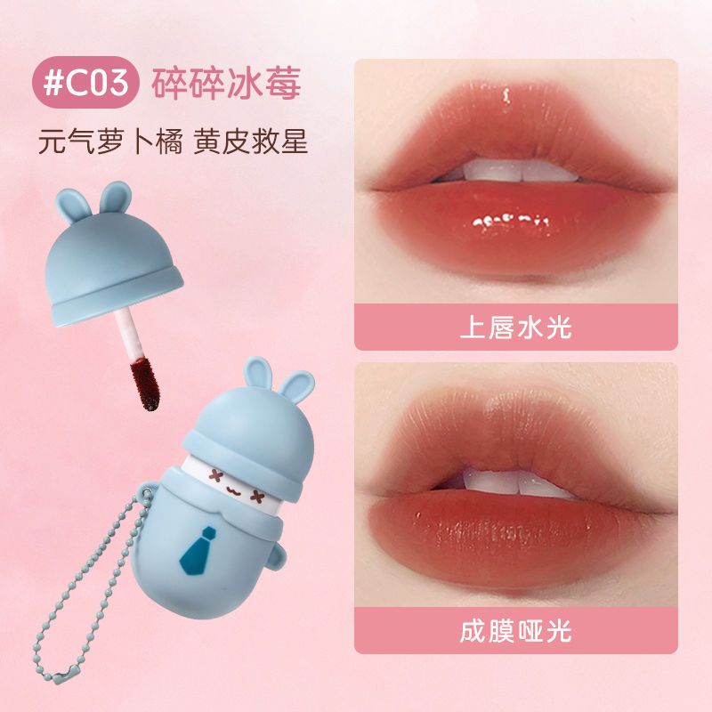 Son môi móc khóa hình thỏ VGN có dưỡng mềm mịn căng mọng môi lâu trôi