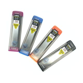 Ngòi ruột chì kim bấm unc tx-9002 / tx9002 loại 2b ngòi 0.5mm vỏ nhiều màu ngẫu nhiên