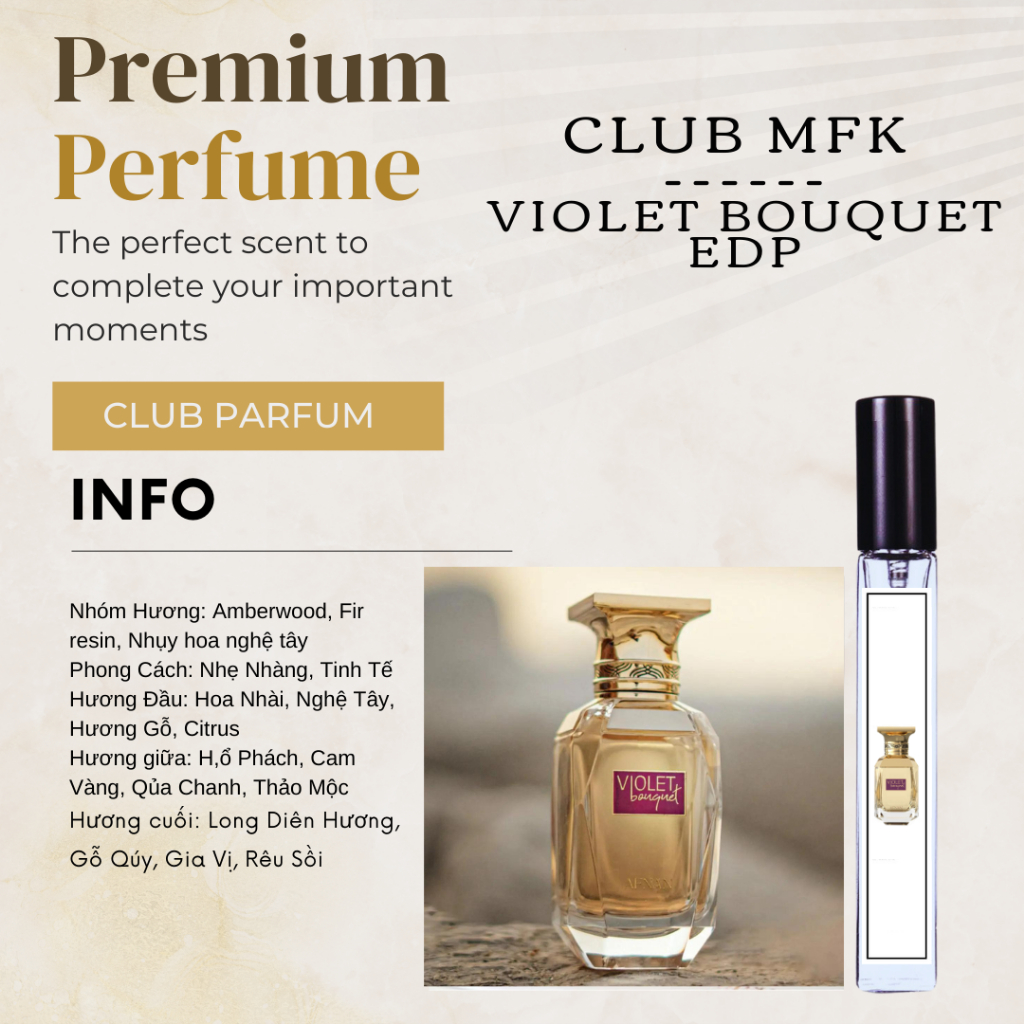 Nước Hoa Afnan Violet Bouquet EDP