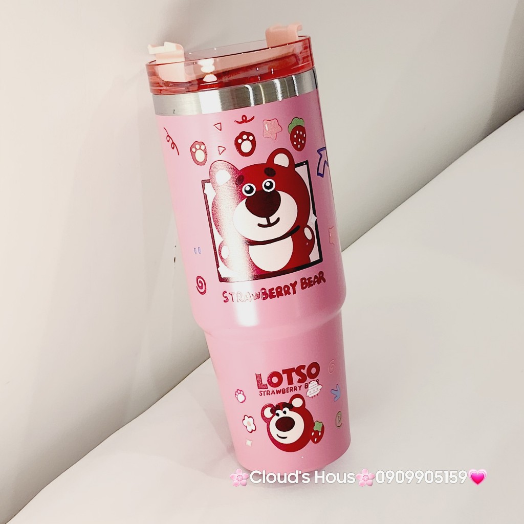 Ly Giữ Nhiệt Sticker Lotso Kuromi   hàng thái