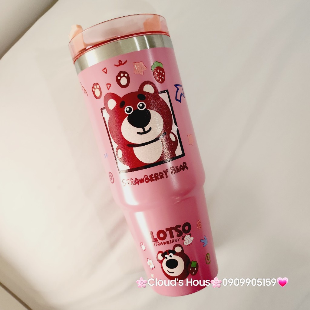 Ly Giữ Nhiệt Sticker Lotso Kuromi   hàng thái