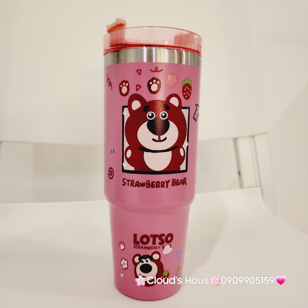 Ly Giữ Nhiệt Sticker Lotso Kuromi   hàng thái