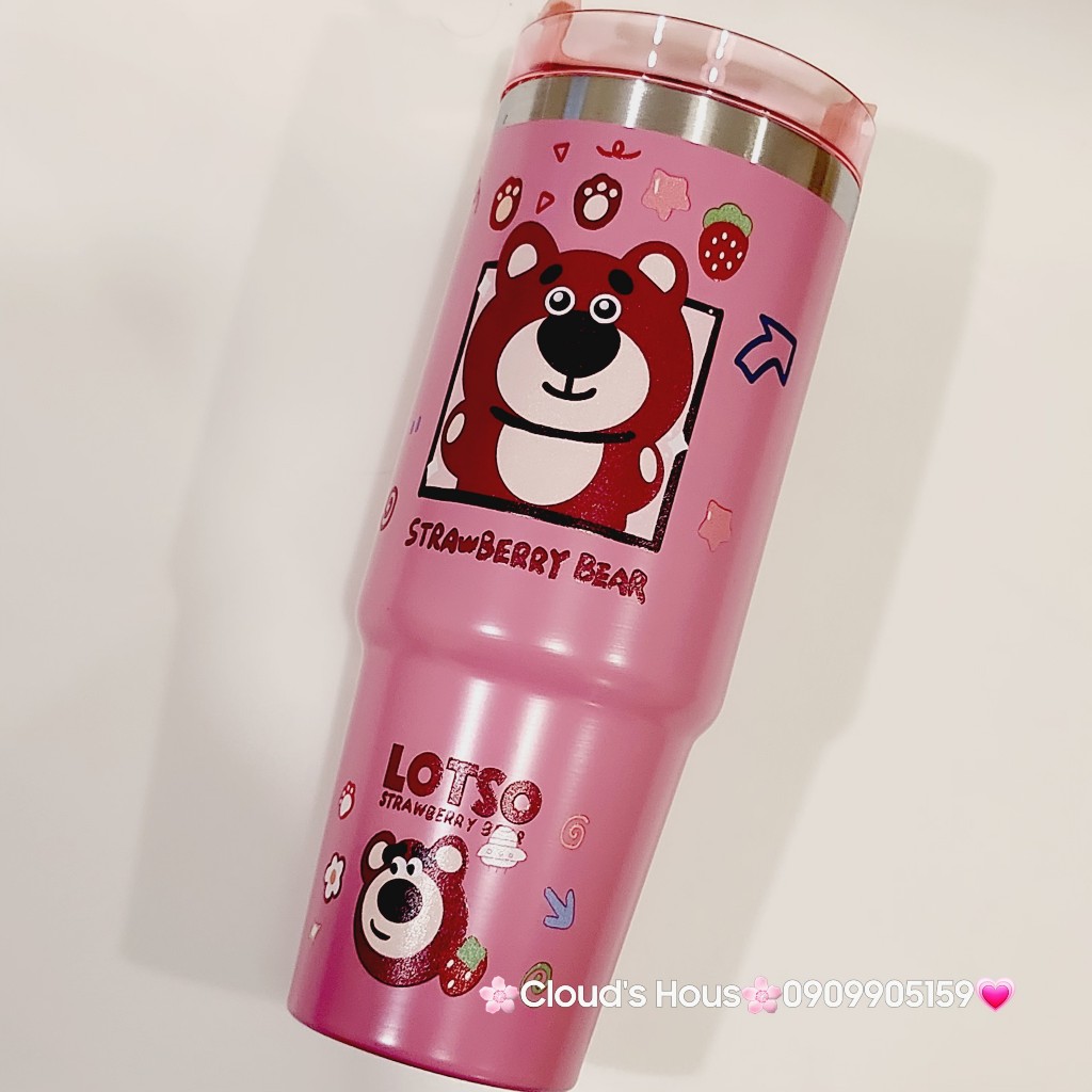 Ly Giữ Nhiệt Sticker Lotso Kuromi   hàng thái