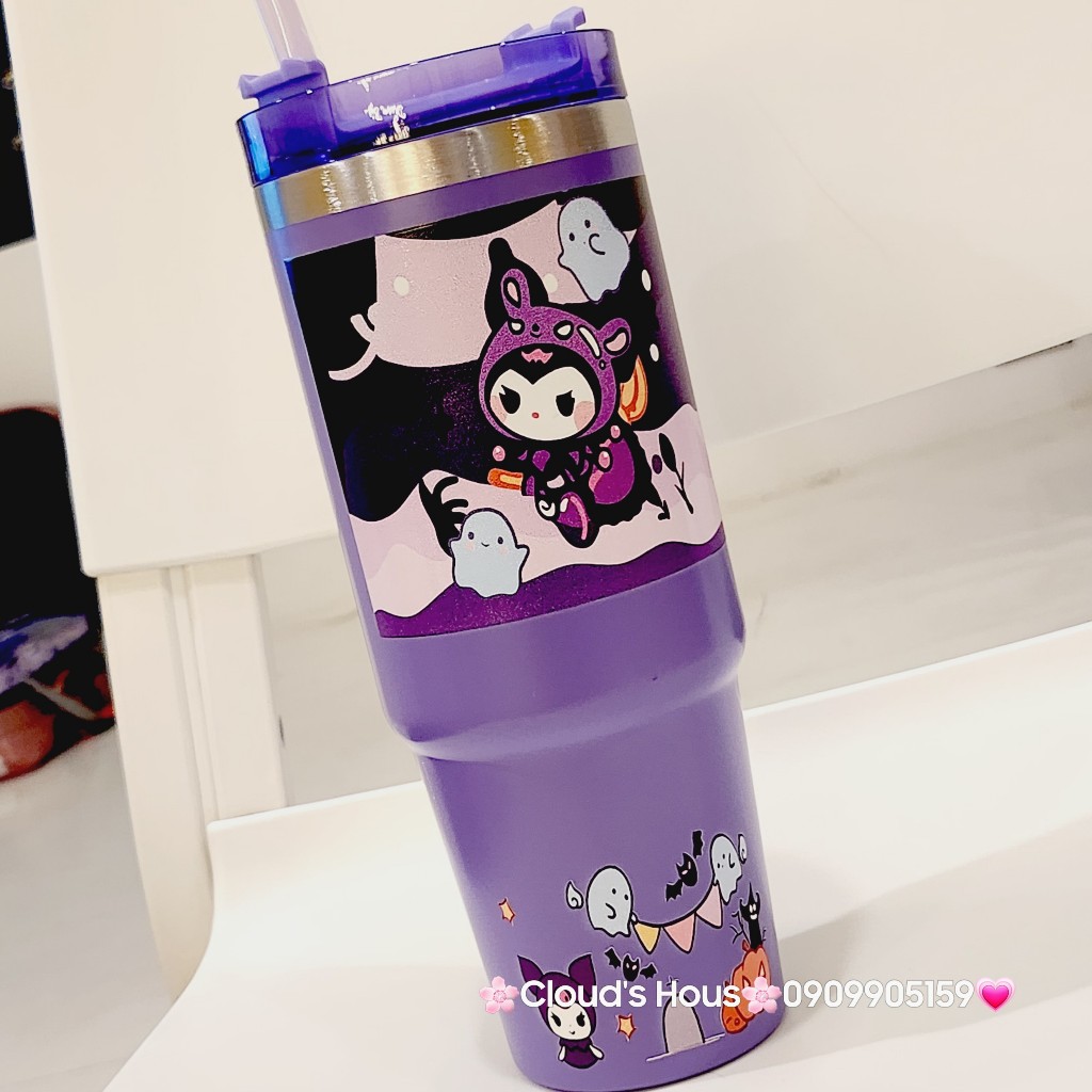 Ly Giữ Nhiệt Sticker Lotso Kuromi   hàng thái