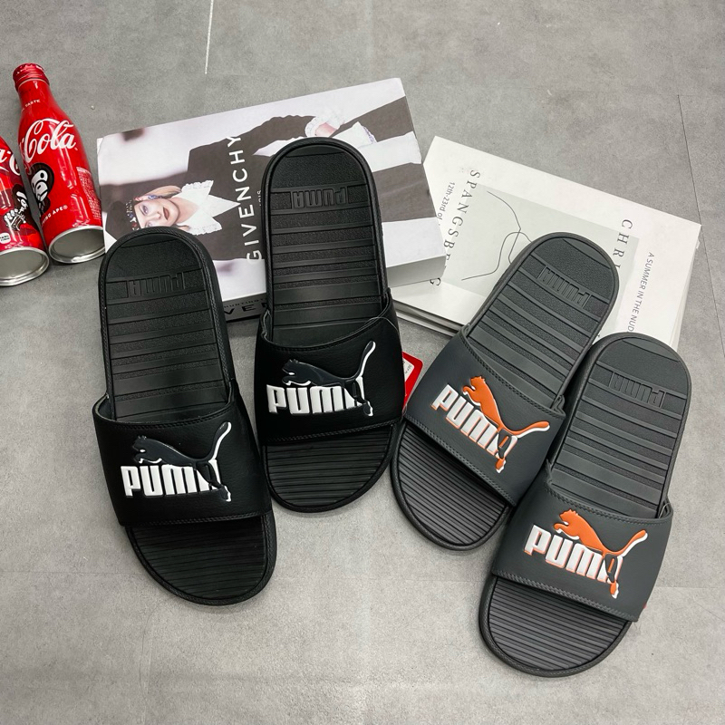 Dép PUMA COOL CAT LEAP Slides 383441 01 * DÉP PUMA CHÍNH HÃNG 383441 06 QUAI NGANG SIÊU ÊM