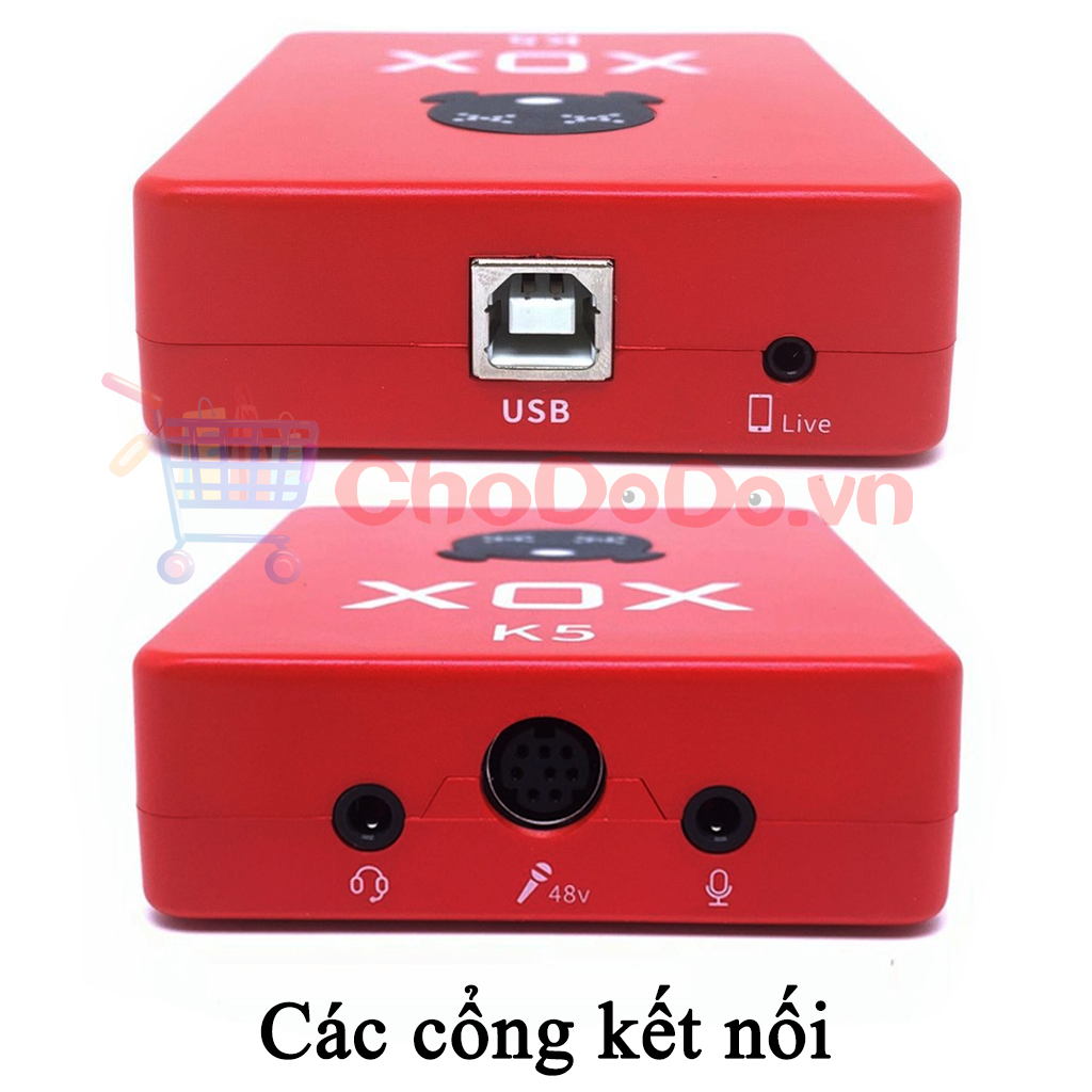 Sound card XOX K5 - hát thu âm livestream cực hay