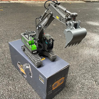 Xe xúc gàu THÉP điều khiển từ xa 8-11 kênh như máy xúc thật