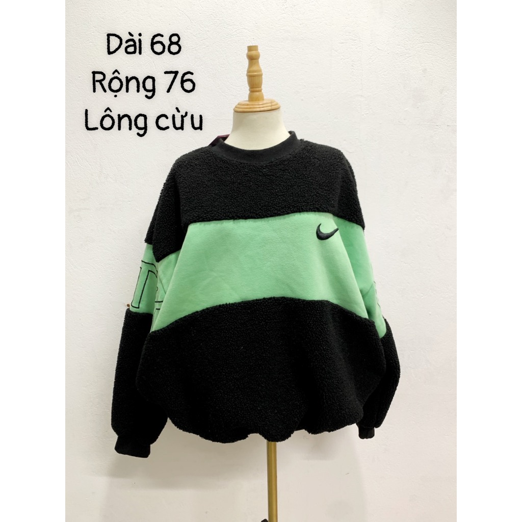 Áo sweater mỹ 2hand bigsize nam nữ, Áo si nỉ bông form rộng unisex, Áo nỉ da cá dài tay secondhand
