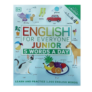 English For Everyone Junior 5 words a day - bản offset đẹp, tặng file mp3