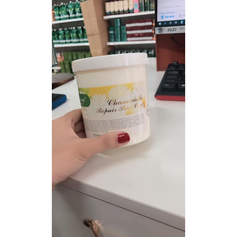 Kem massage mặt Hoa Cúc thơm dịu nhẹ - Hũ 500gr