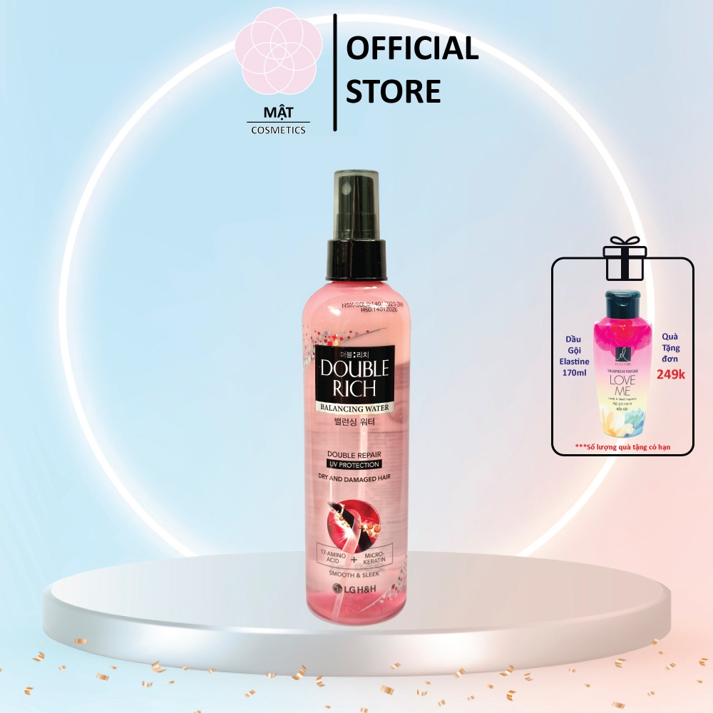 Nước dưỡng tóc Double Rich chăm sóc tóc khô sơ hư tổn 250ml