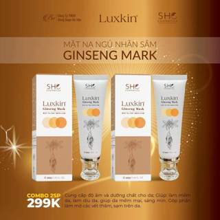 Luxkin - combo 2 hộp mặt nạ ngủ nhân sâm ginseng mark, mặt nạ ngủ nhân sâm luxkin