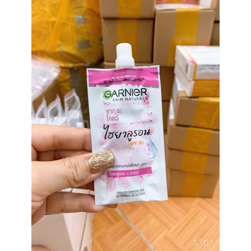 Gói kem dưỡng ganier thái lan