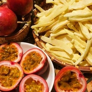 1kg mứt dừa non vị chanh dây thơm ngon