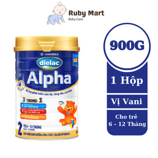 [ date 11//25 sữa bột dielac alpha 2 - lon 900g