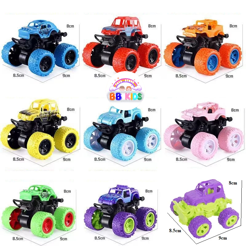 Xe Ô tô Địa Hình Chạy Bánh Đà Nhào Lộn Siêu Ngầu, Đồ Chơi Xe Địa Hình Quán Tính Dẫn Động 4 Bánh không Cần Pin Siêu Khỏe,