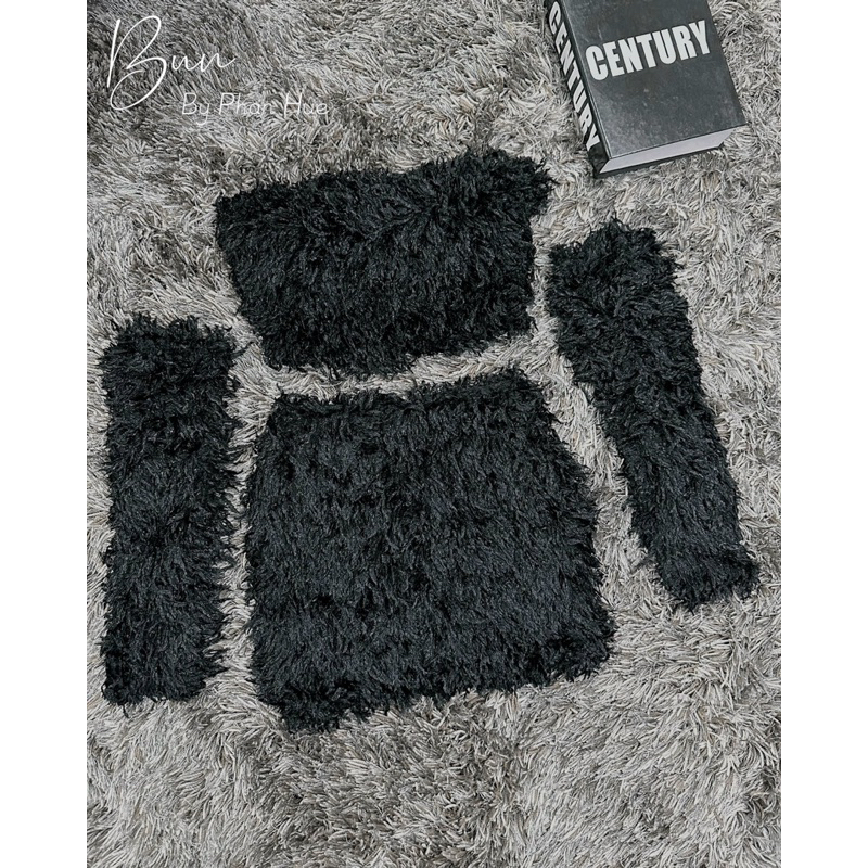 Set Lông Cá Tính Hai Màu Xinh Xỉu