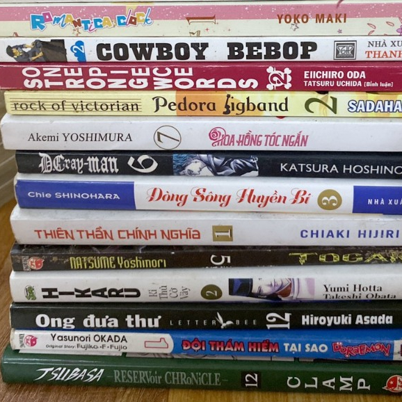 Vở truyên.tranh cũ Lô Lẻ 10: Ong đưa thư, Hikaru, Sasaki Miyano, Miền đất hứa, Dòng sông huyền bí, Dược sư tự sự