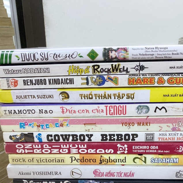 Vở truyên.tranh cũ Lô Lẻ 10: Ong đưa thư, Hikaru, Sasaki Miyano, Miền đất hứa, Dòng sông huyền bí, Dược sư tự sự