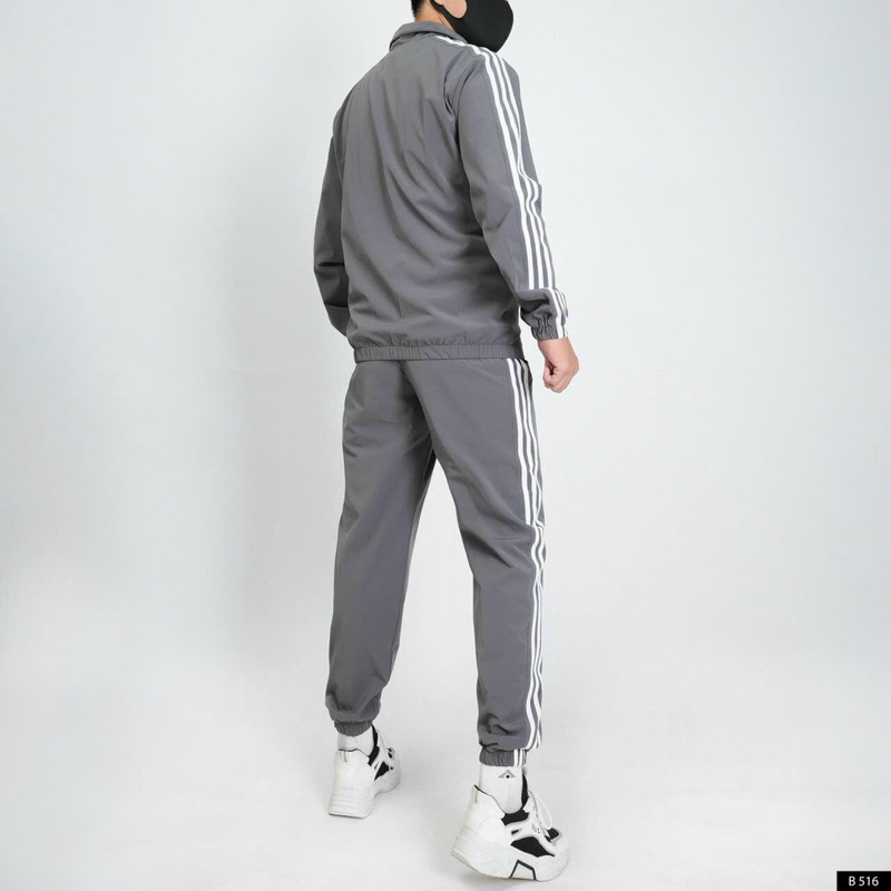 Bộ gió thể thao nam adidas 2 lớp chất gió loại 1 lót lưới