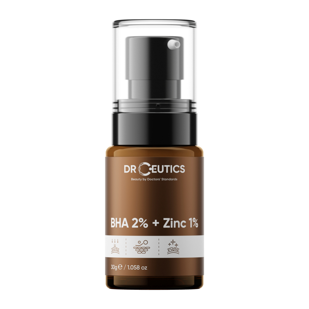 Tinh chất dưỡng Serum BHA 2% + ZinC 1% Giảm Mụn Và Giảm Sưng Mụn - Serum DrCeutics