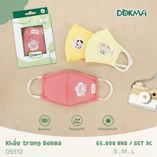 KHẨU TRANG CHO BÉ TRAI , BÉ GÁI 1 SET GỒM 3 CÁI