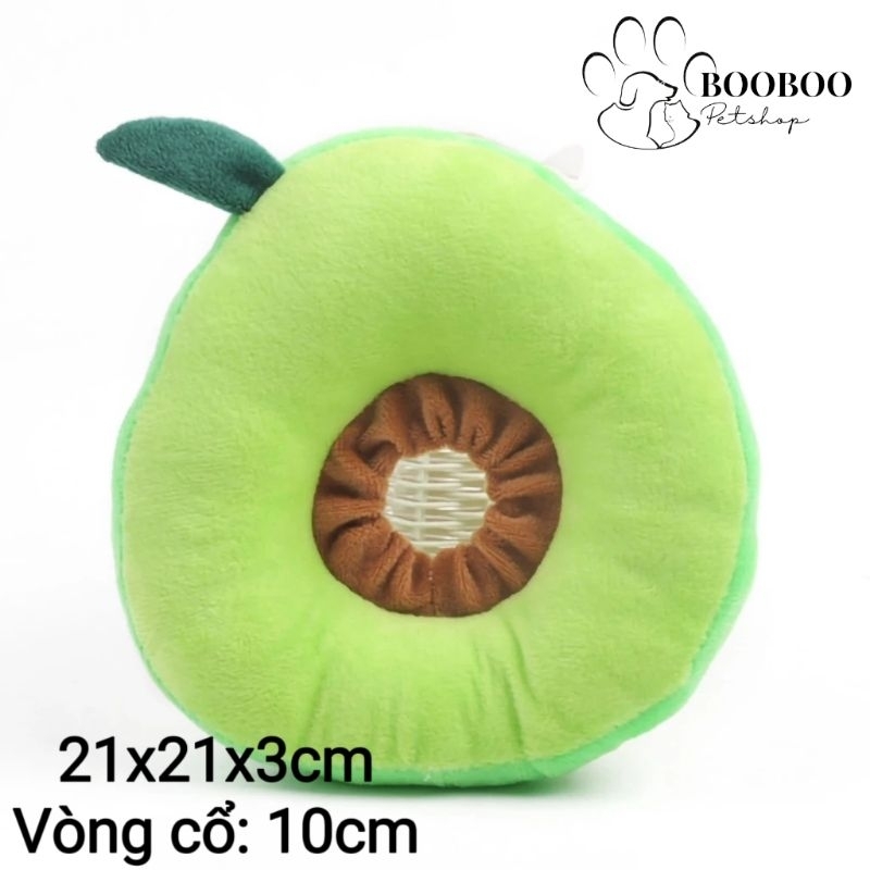 Vòng cổ tránh liếm hình trái cây xinh xắn, đáng yêu cho thú cưng