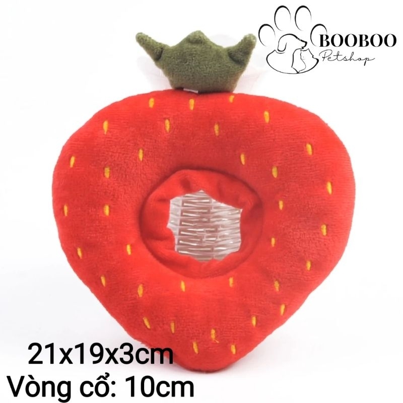Vòng cổ tránh liếm hình trái cây xinh xắn, đáng yêu cho thú cưng