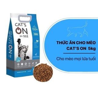 Hạt cho mèo Cats On, Hạt cho mèo mọi lứa tuổi Cat On xuất xứ Hàn Quốc Túi 5kg