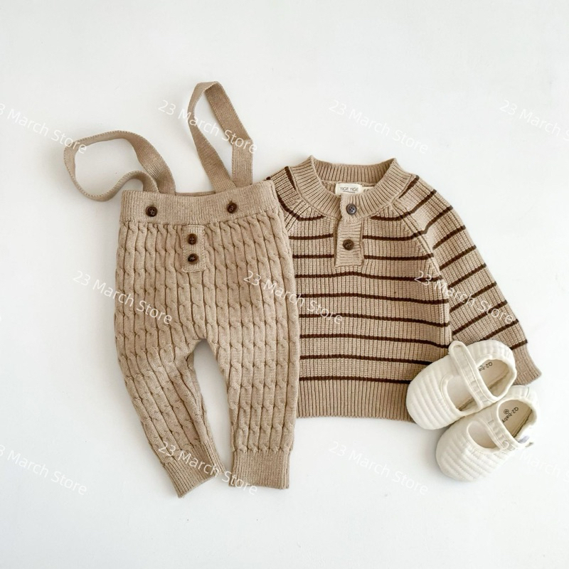Yếm len+ áo len style Hàn siêu cưng cho bé hàng QC