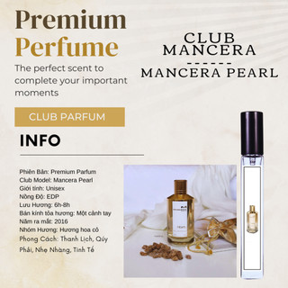 Nước hoa Nữ Mancera Pearl EDP