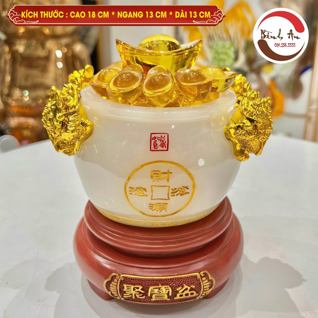 Bát Tụ Bảo Ngọc Chiêu Tài Chiêu Lộc Nhiều Màu , Nhiều Kích Thước Hàng Cao Cấp - Phong Thủy Bình An