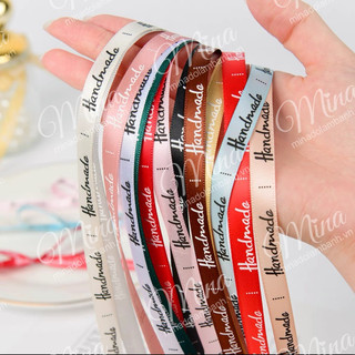 Ruy băng chữ Handmade buộc túi bánh, túi kẹo (Ribbon Handmade)