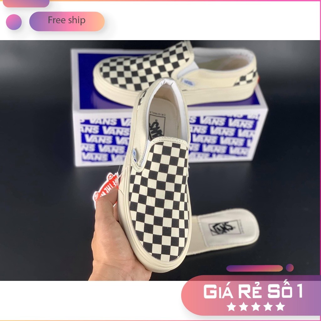 Giày Vans Vault Old Skool VR3 Đen Vạch Trắng, Giày Vans Màu Đen Vạch Trắng Nam Nữ Basic,Đủ Size 36-44,Tặng