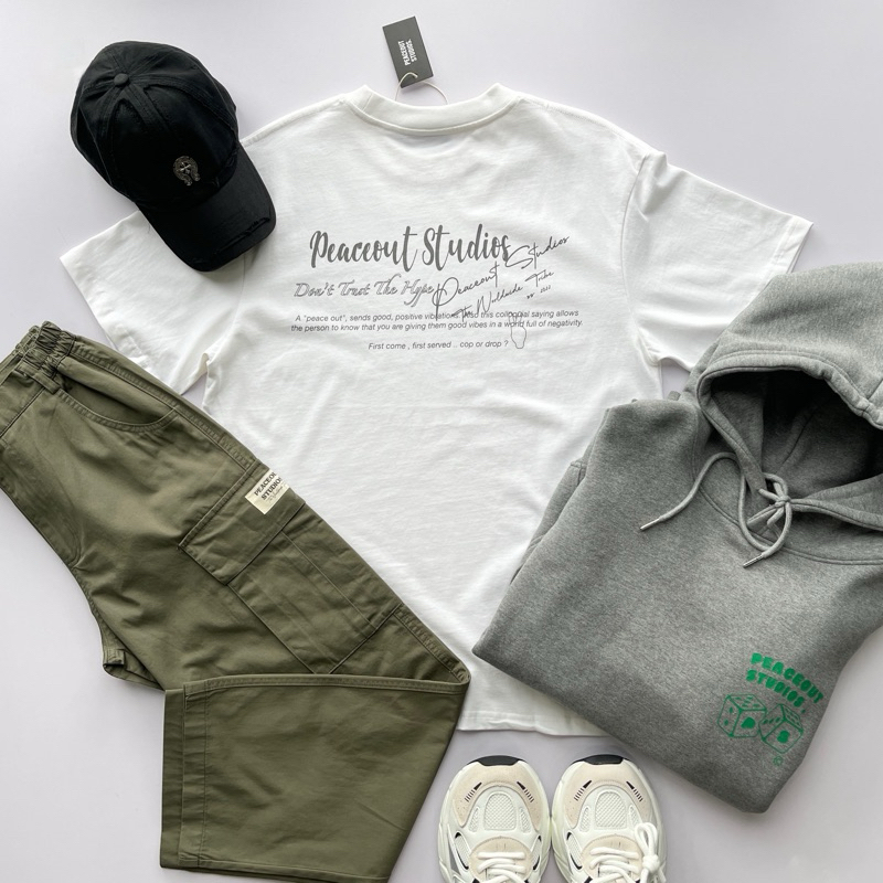 Áo Thun P119 Peaceout Studios Signature Ver 3