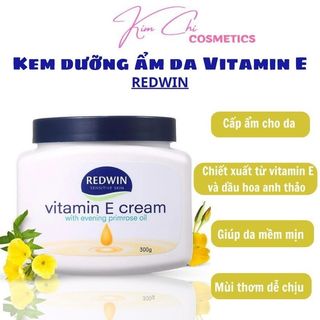 Kem dưỡng ẩm da Vitamin E Cream Redwin Úc 300g, kem dưỡng ẩm, dưỡng da chính hãng