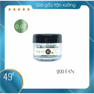 Mi Fan 9D 0.07 Đen ( hũ 200 fan )