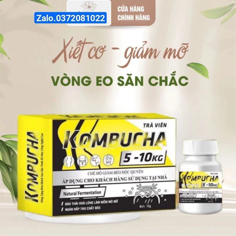 GIẢM CÂN XỔ MỠ KOMBUCHA XỔ MỠ VÀNH RUỘT CẤP TỐC AN TOÀN