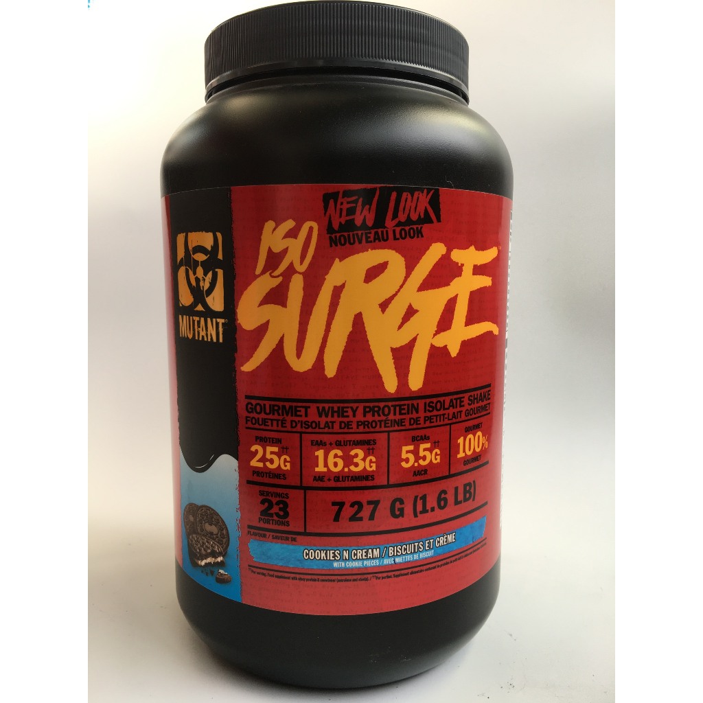 WHEY ISOLATE Iso Surge Mutant 1.6LBs - Sữa tăng cơ tinh khiết giúp bổ sung protein