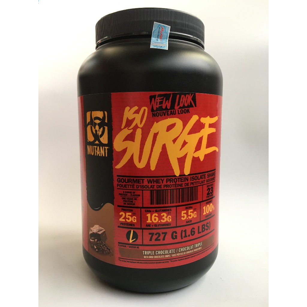 WHEY ISOLATE Iso Surge Mutant 1.6LBs - Sữa tăng cơ tinh khiết giúp bổ sung protein