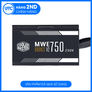 Nguồn cooler master mwe 750 bronze 80 plus/ chính hãng đã qua sử dụng