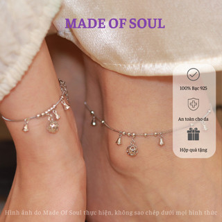  Lắc tay nữ lắc chân MADE OF SOUL Serene may mắn bình an bạc S925 cao cấp chính hãng MOS0029 