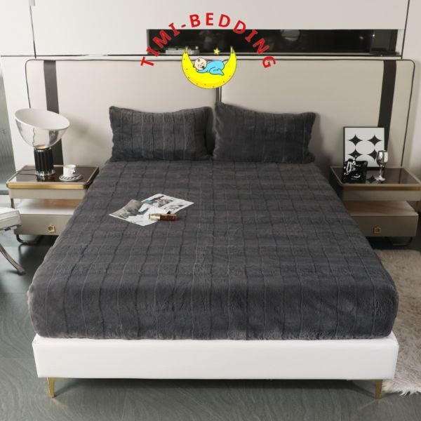 Ga gối nỉ lông chồn cao cấp nhập khẩu siêu mềm mại và ấm áp đủ kích thước - Timibedding