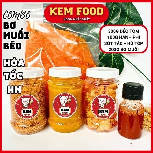 BÁNH TRÁNG BƠ MUỐI BÉO HÀNH PHI SIÊU NGON SIÊU HOT - KEMFOOD