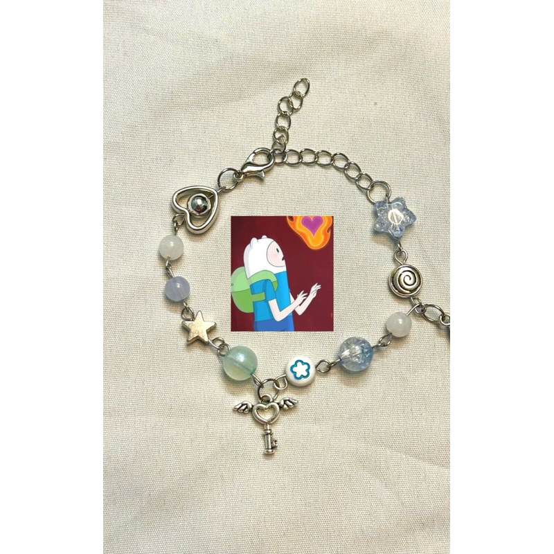 Finn and flame couple bracelet - vòng tay đôi lửa nước