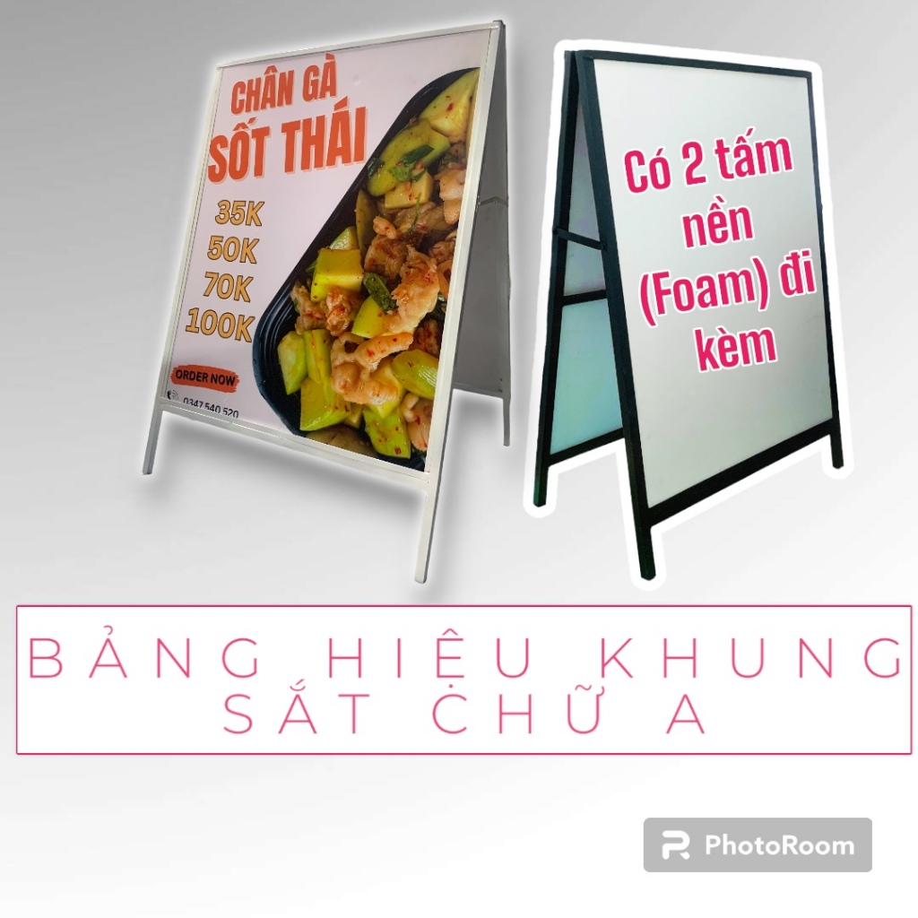 Khung chữ A 2 mặt KT 60 x 80cm