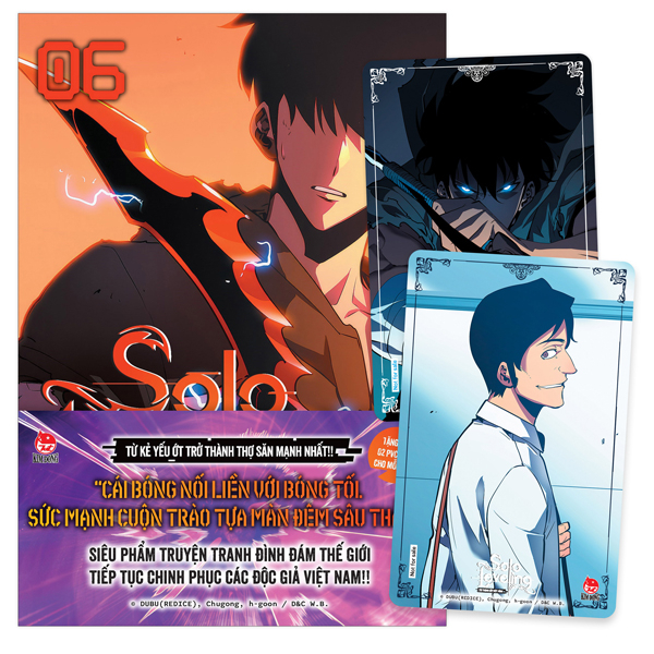 Solo Leveling - Tôi Thăng Cấp Một Mình 1-6 (Lẻ tập) - Tặng Kèm Obi + 2 PVC Card