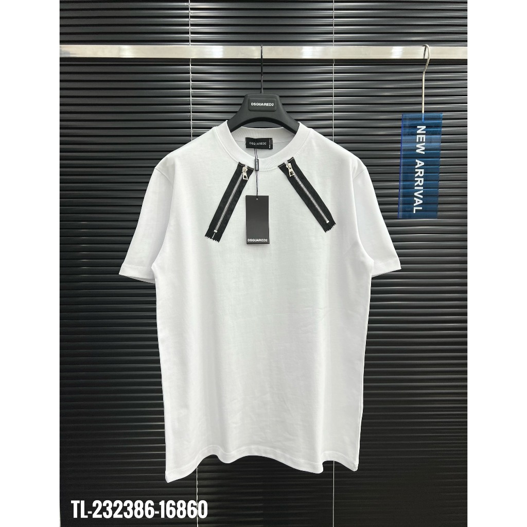 🔥Hot🔥Áo thun DSQUARED2 phối 2 khóa in chữ lưng thiết kế hot trend Nam nữ New 2023