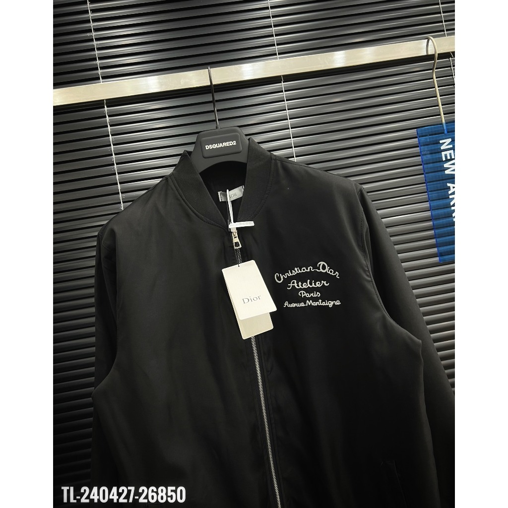 🔥Hot🔥Áo khoác gió Dior thêu chữ trước sau thiết kế hot trend Nam nữ New 2023