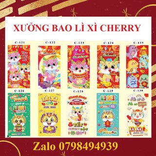 COMBO SỈ 50 BAO LÌ XÌ TẾT 2024 CAO CẤP CỰC ĐẸP - HÀNG LOẠI 1w